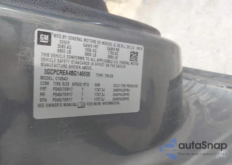 2011 Chevrolet Silverado 1500 Ls from USA, damaged, VIN 3GCPCREA4BG146606